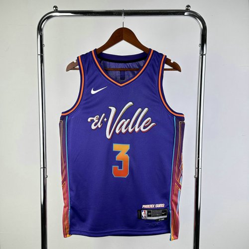 NBA 3 Beal Phoenix Suns 23-24 city Maillot Violet imprimé